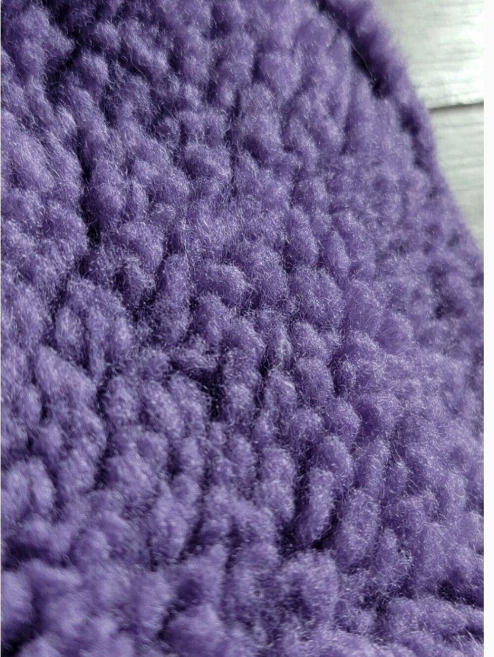 Lavender Faux Shearling Snap Vest - Unbranded - Picture 4 of 7